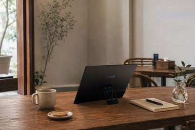 VAIO Vision+ 14P monitor on a desk